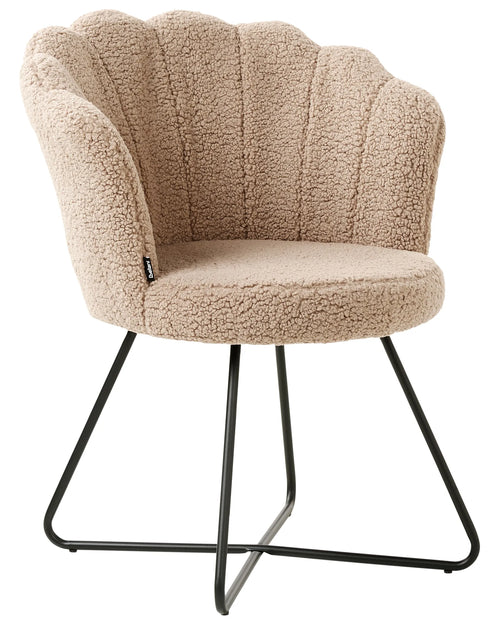 Armchair LOVELOCK Boucle Beige