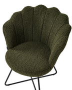 Armchair LOVELOCK Boucle Dark Green