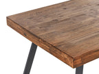 Coffee Table WARTON Pine Wood Dark Brown
