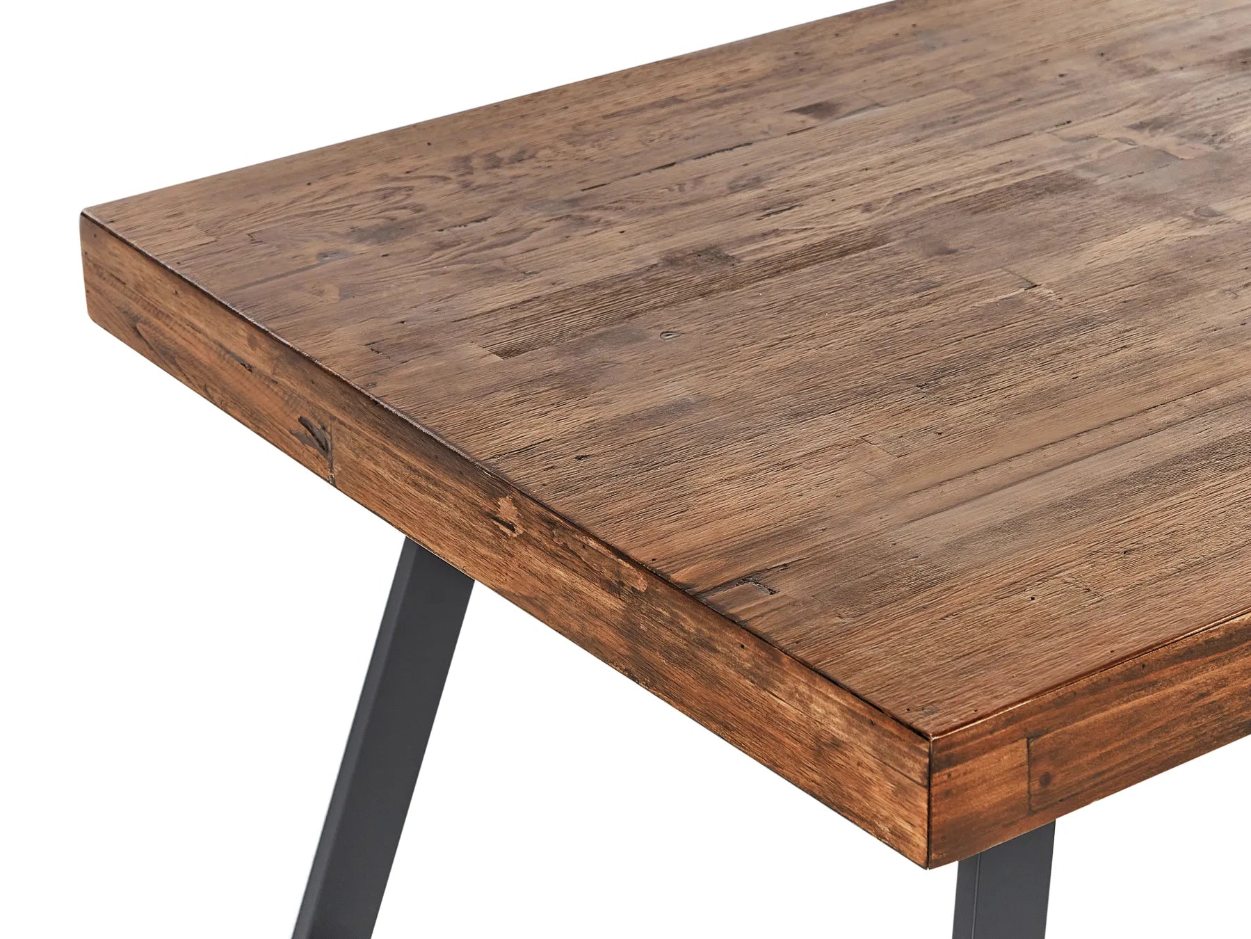 Coffee Table WARTON Pine Wood Dark Brown