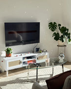 Coffee Table FRESNO Glass Silver