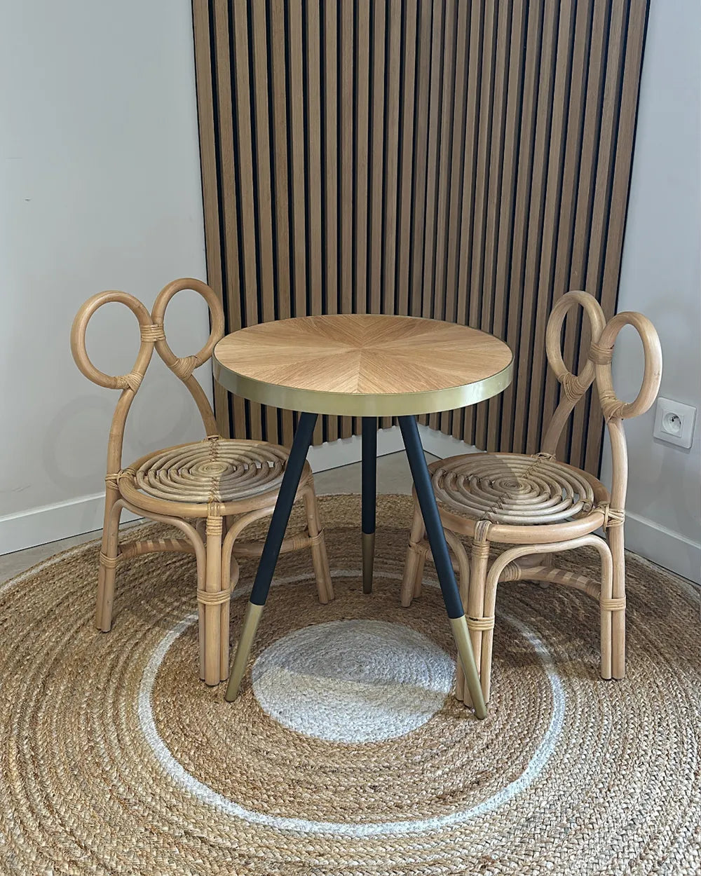 Kids Chair MIRTIA Rattan Natural