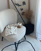 Armchair VOSS Boucle Light Beige