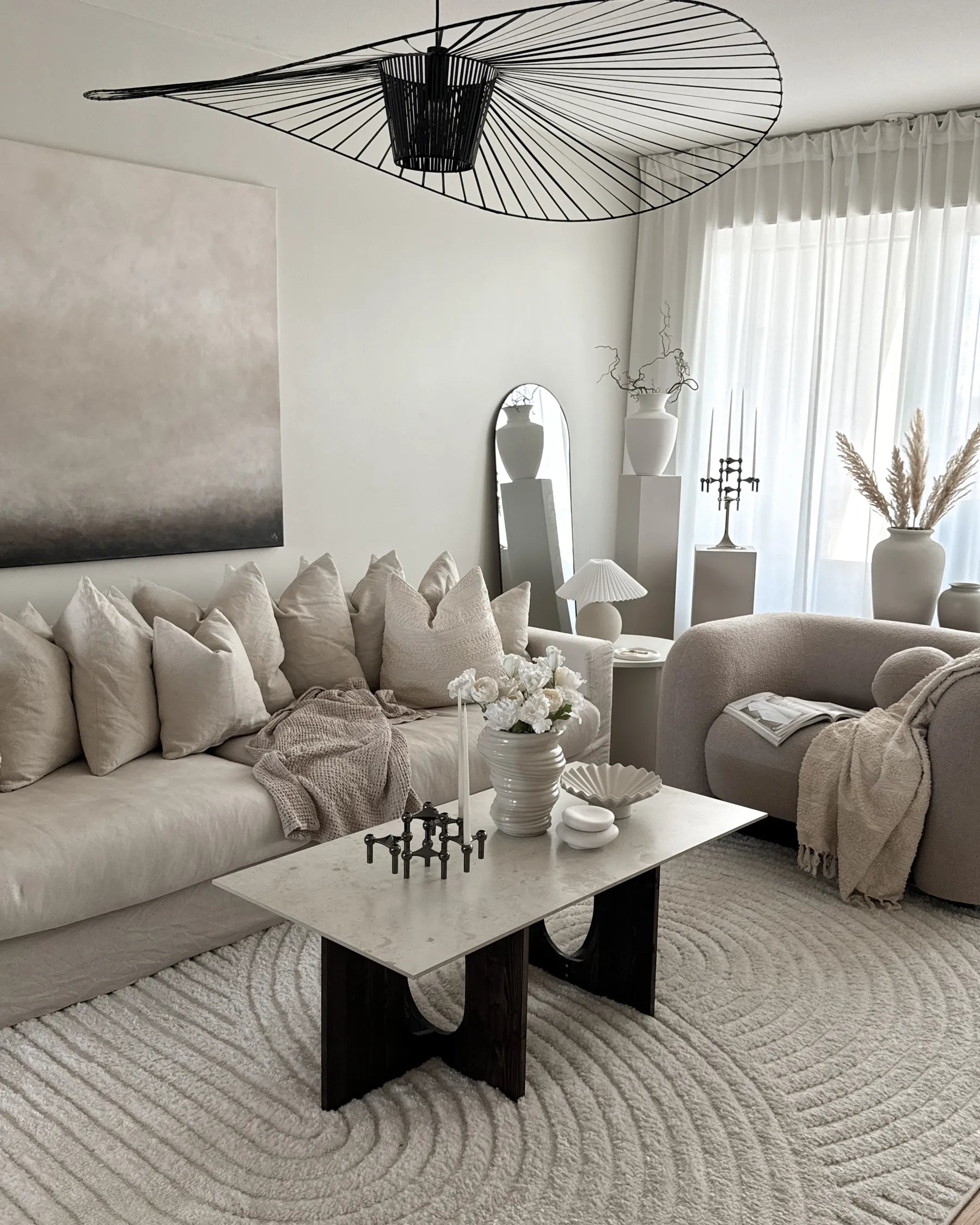 Armchair LEIREN Velvet Taupe