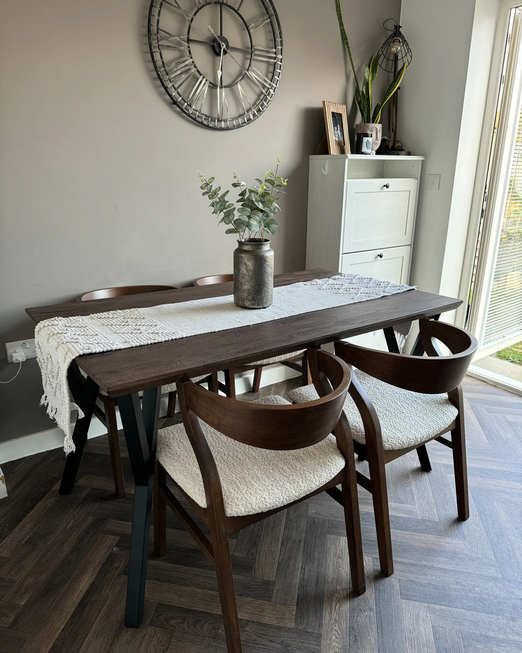 Dining Table BRAVO Dark Brown 140 cm 80 cm