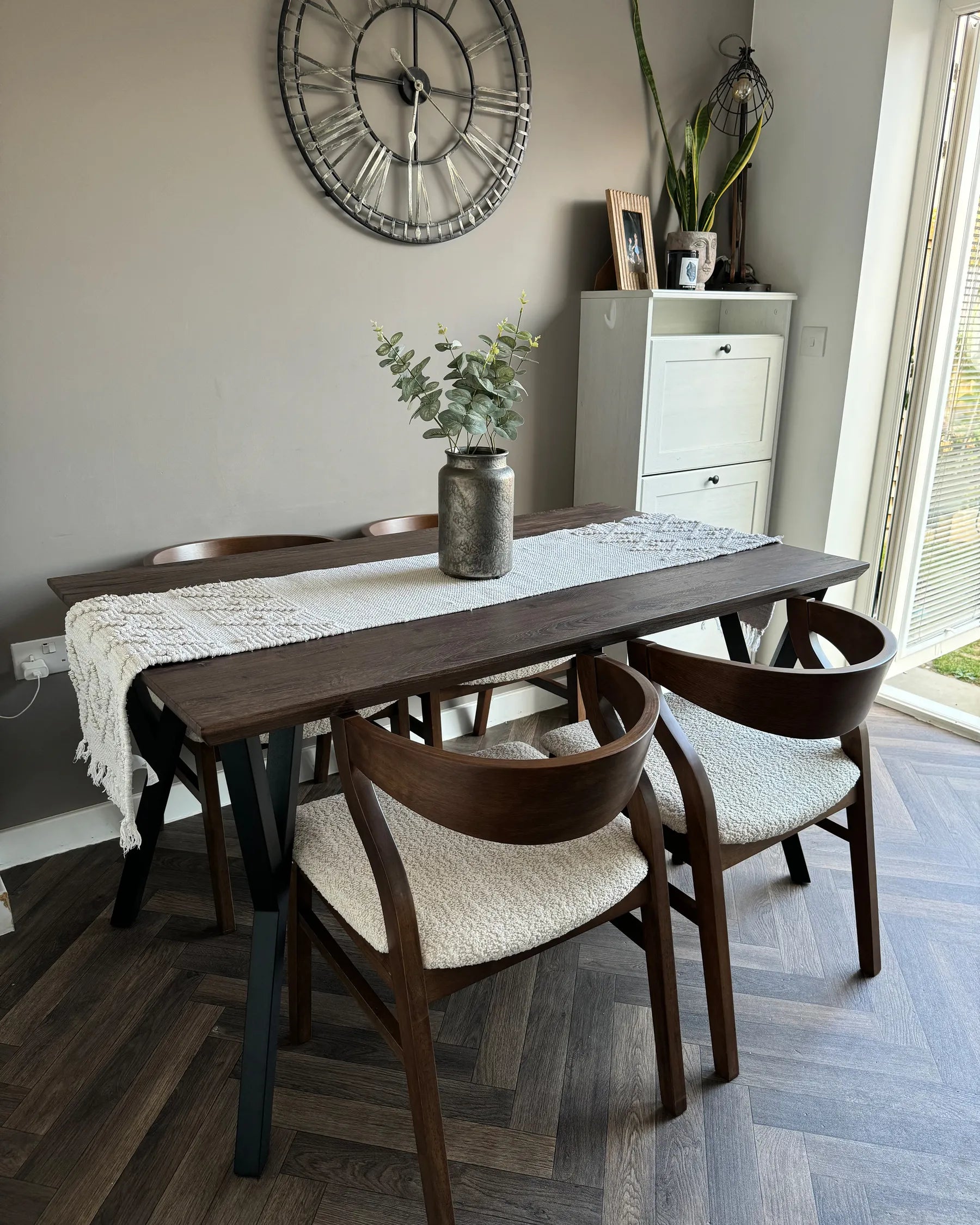 Dining Table BRAVO Dark Brown 140 cm 80 cm