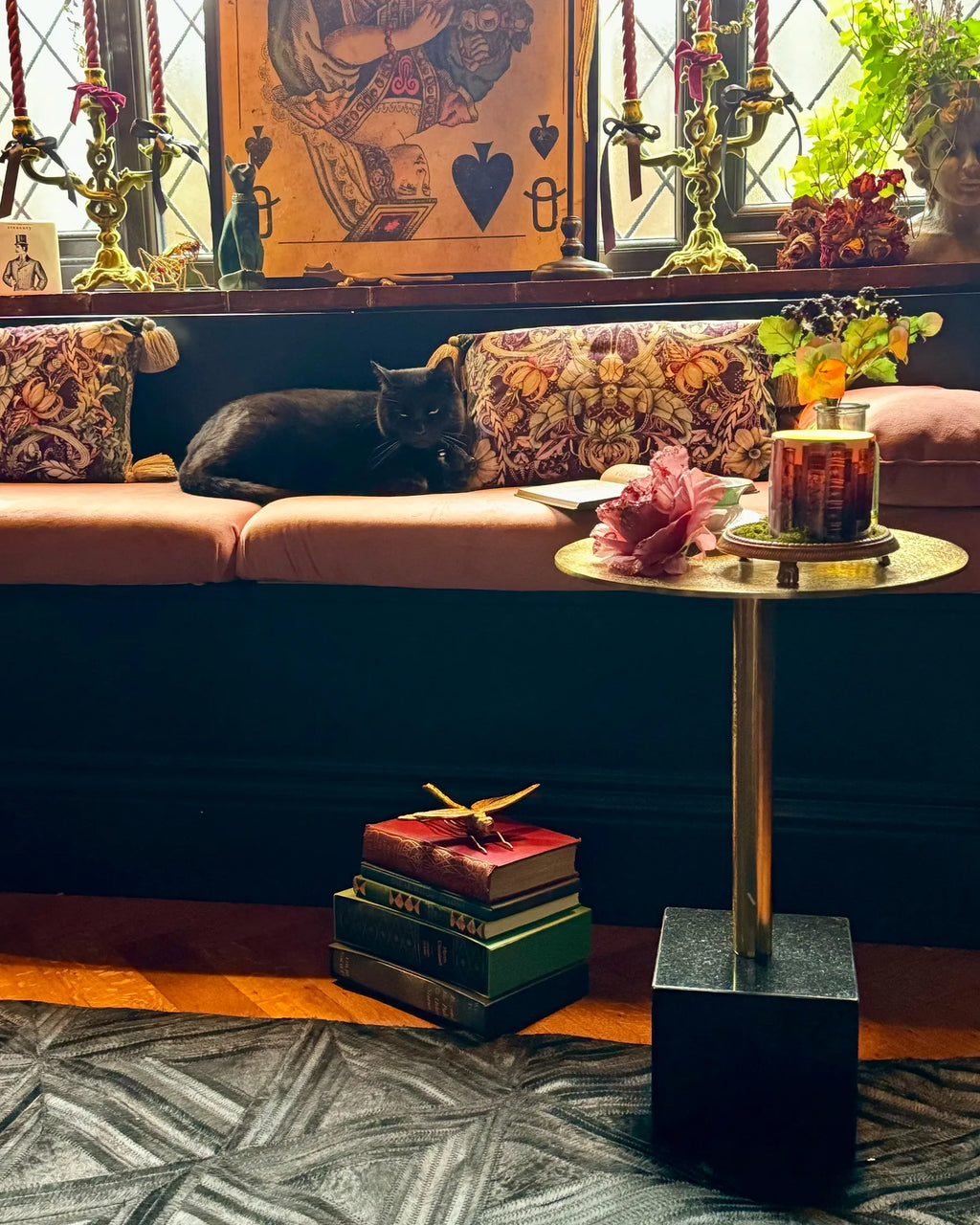 Side Table COLIBRI Metal Gold
