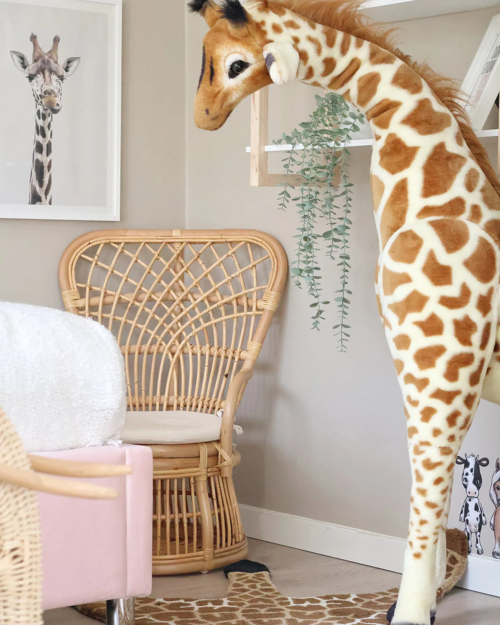 Kids Chair TEMENI Rattan Natural