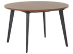 Extending Dining Table BOVINA Dark Brown 120/150 cm 120 cm