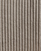 Set of 2 Dining Chairs RATON Corduroy Taupe