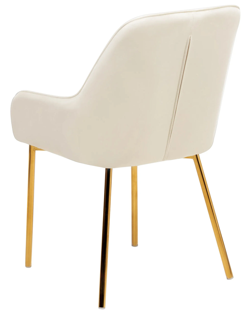 Set of 2 Dining Chairs LOVERNA Velvet Off-White