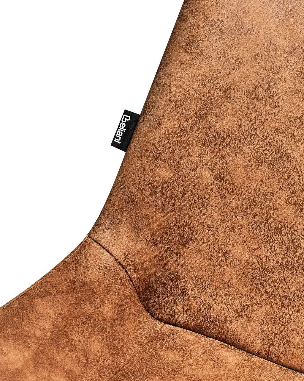 Set of 2 Dining Chairs HAILEY Faux Suede Golden Brown