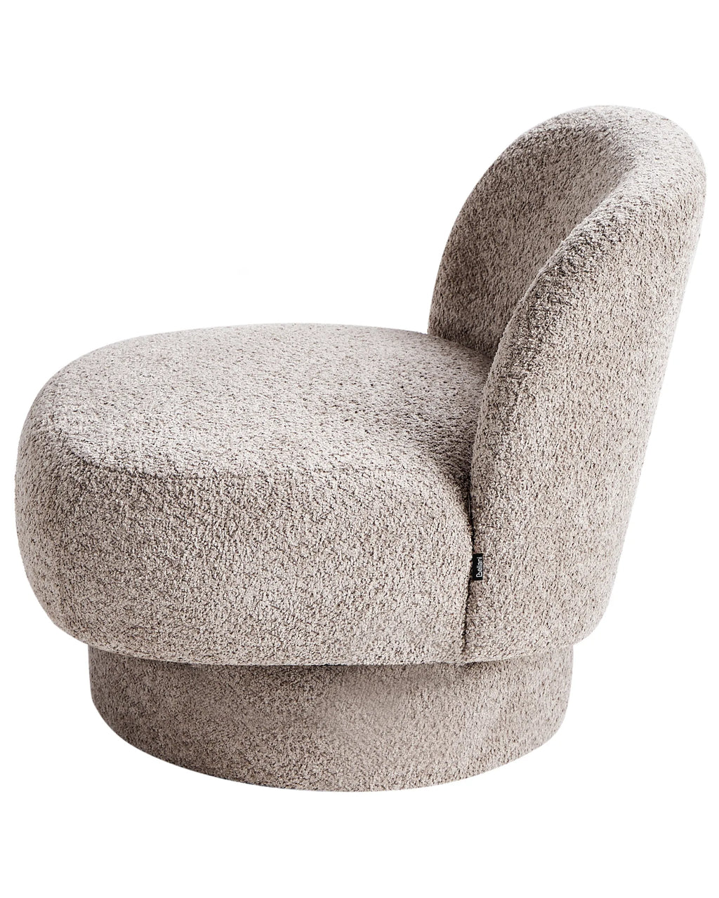 Swivel Armchair AYLO Boucle Taupe