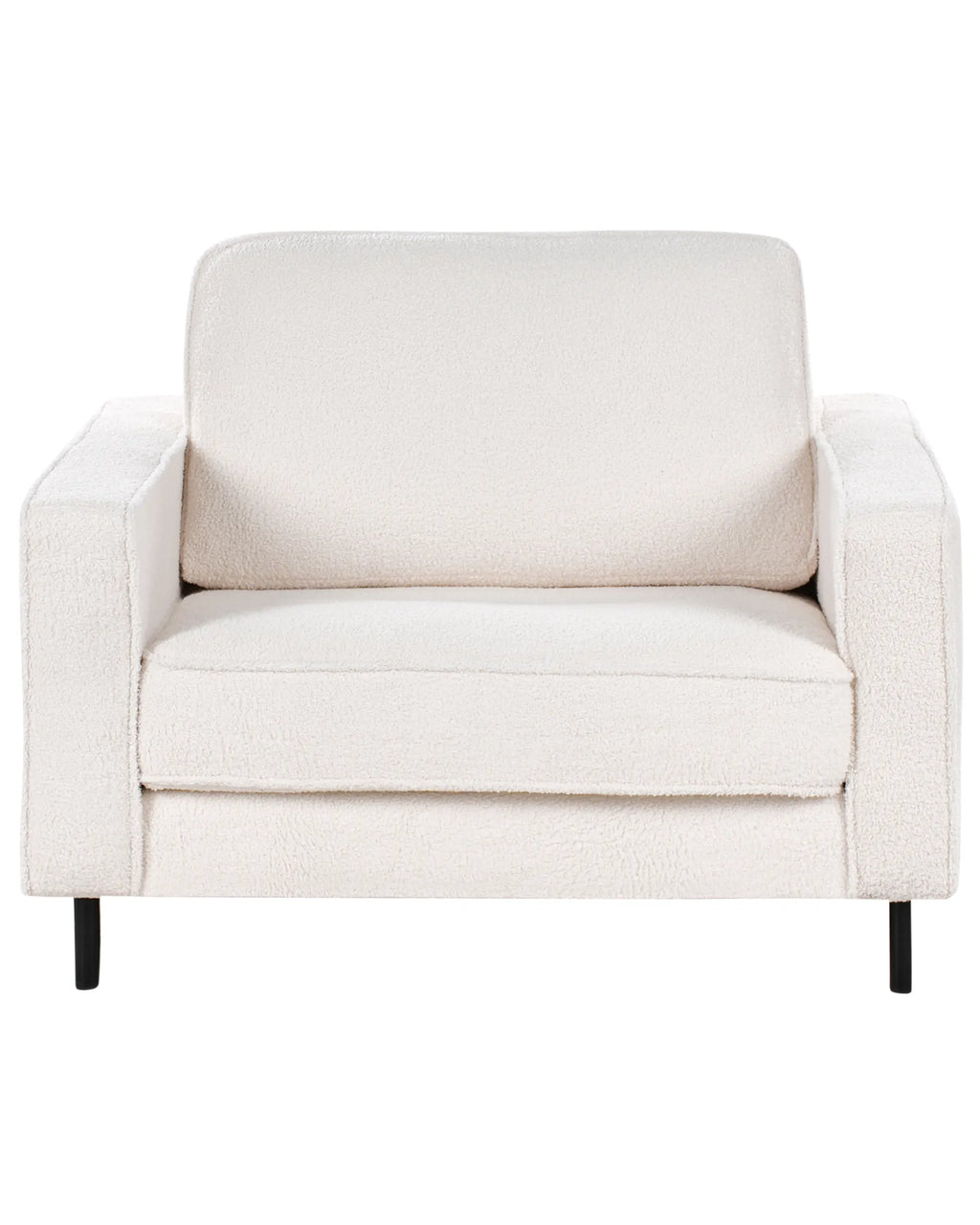 Armchair SAVALEN Boucle White