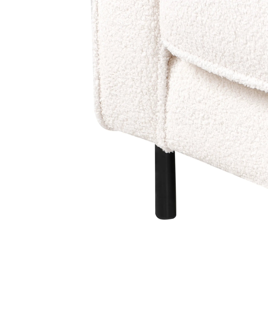 Armchair SAVALEN Boucle White
