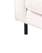 Armchair SAVALEN Boucle White
