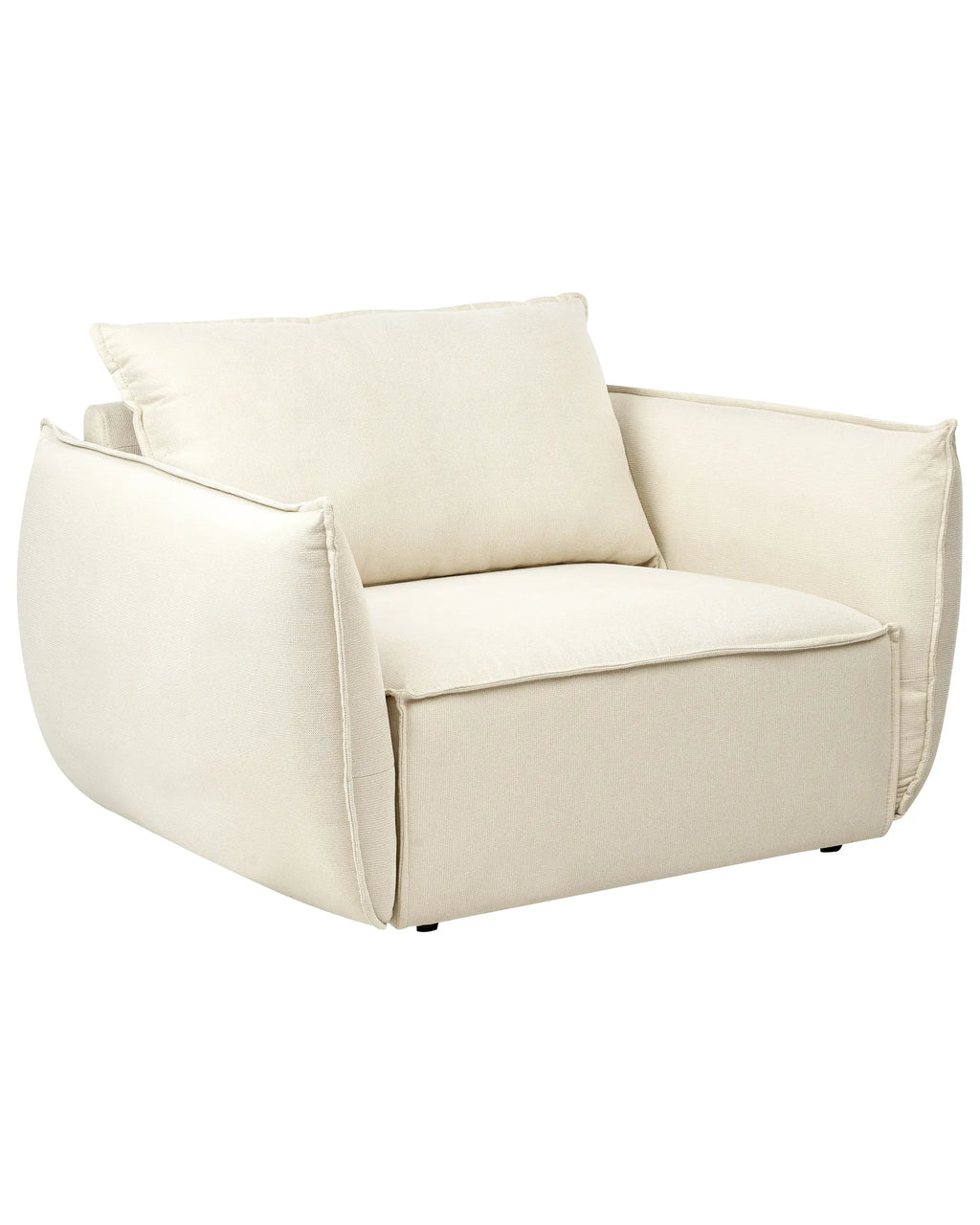 Armchair KUNES Fabric Light Beige