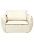 Armchair KUNES Fabric Light Beige