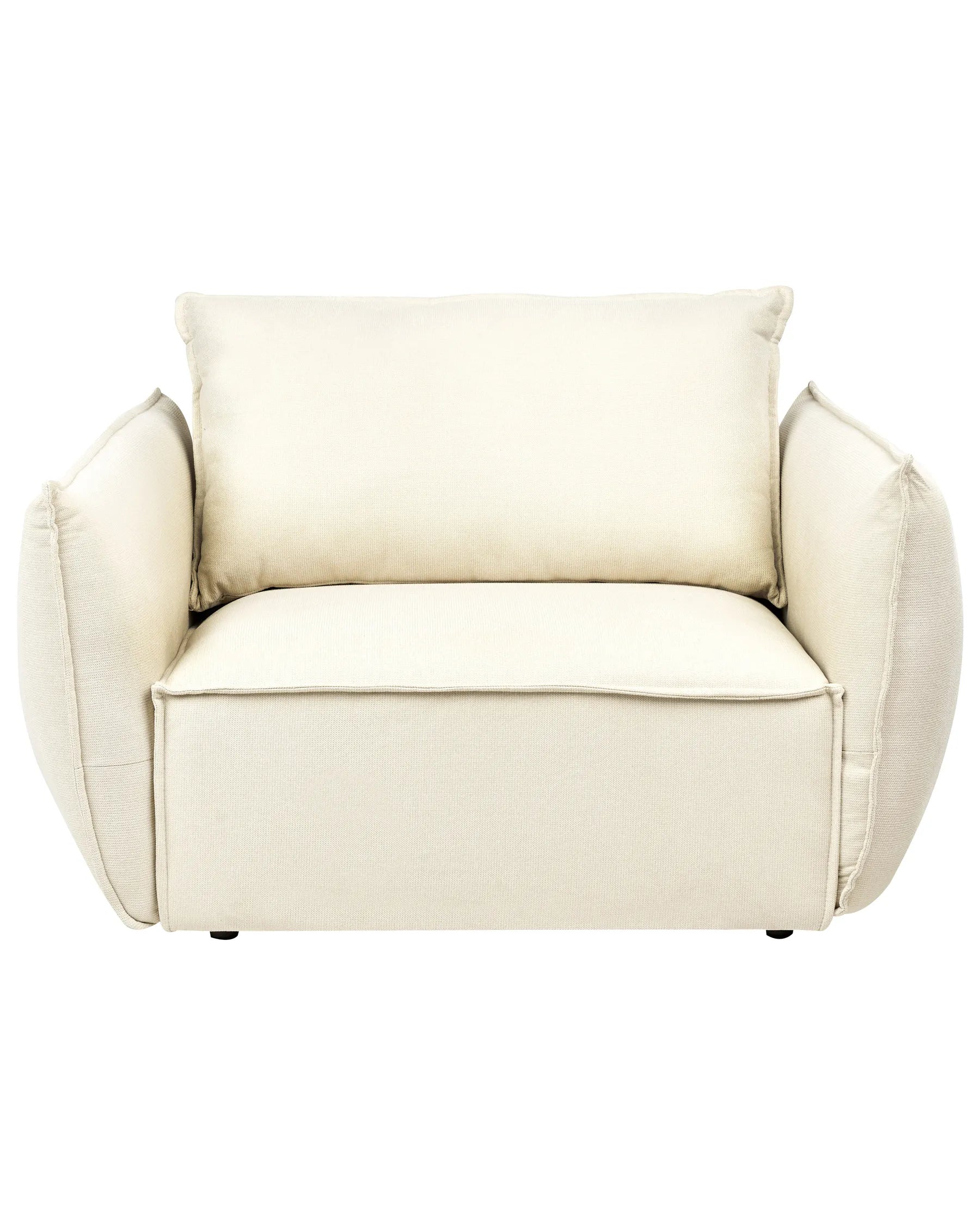 Armchair KUNES Fabric Light Beige