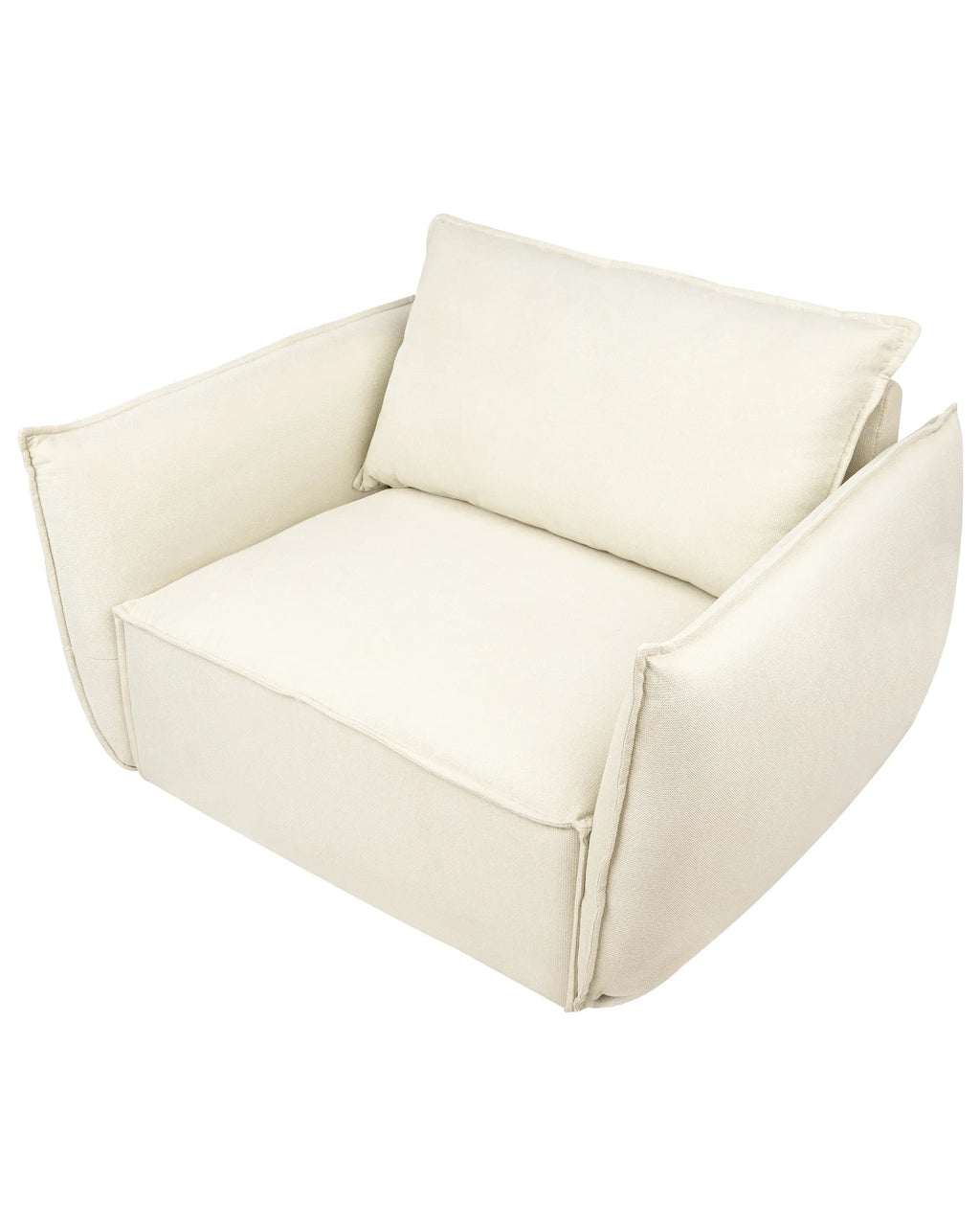 Armchair KUNES Fabric Light Beige
