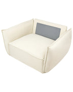 Armchair KUNES Fabric Light Beige