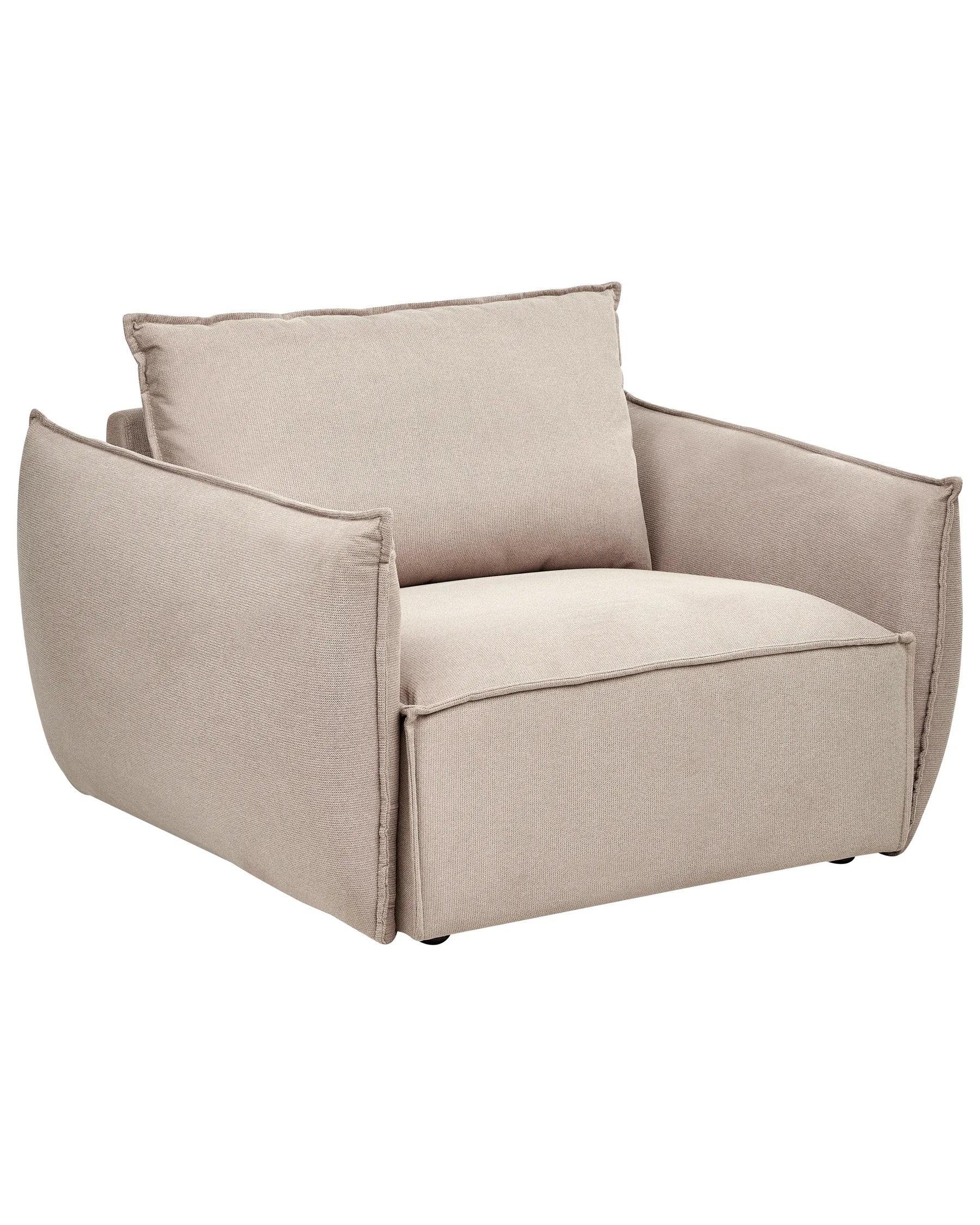 Armchair KUNES Fabric Taupe