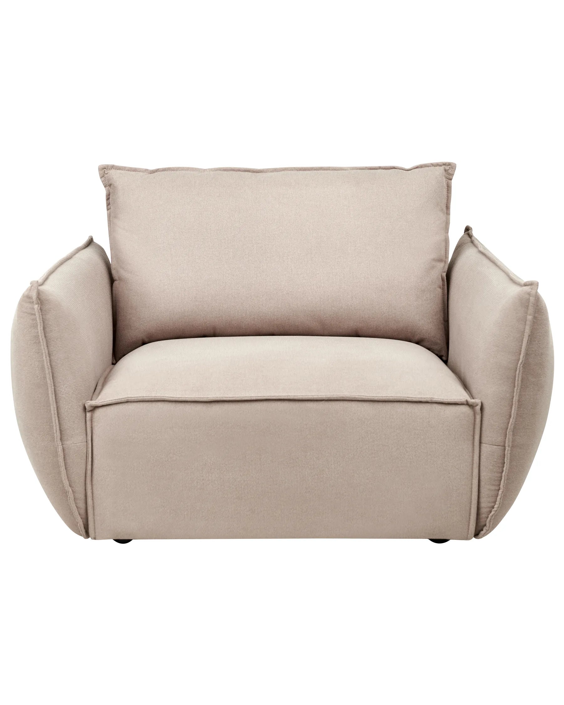Armchair KUNES Fabric Taupe