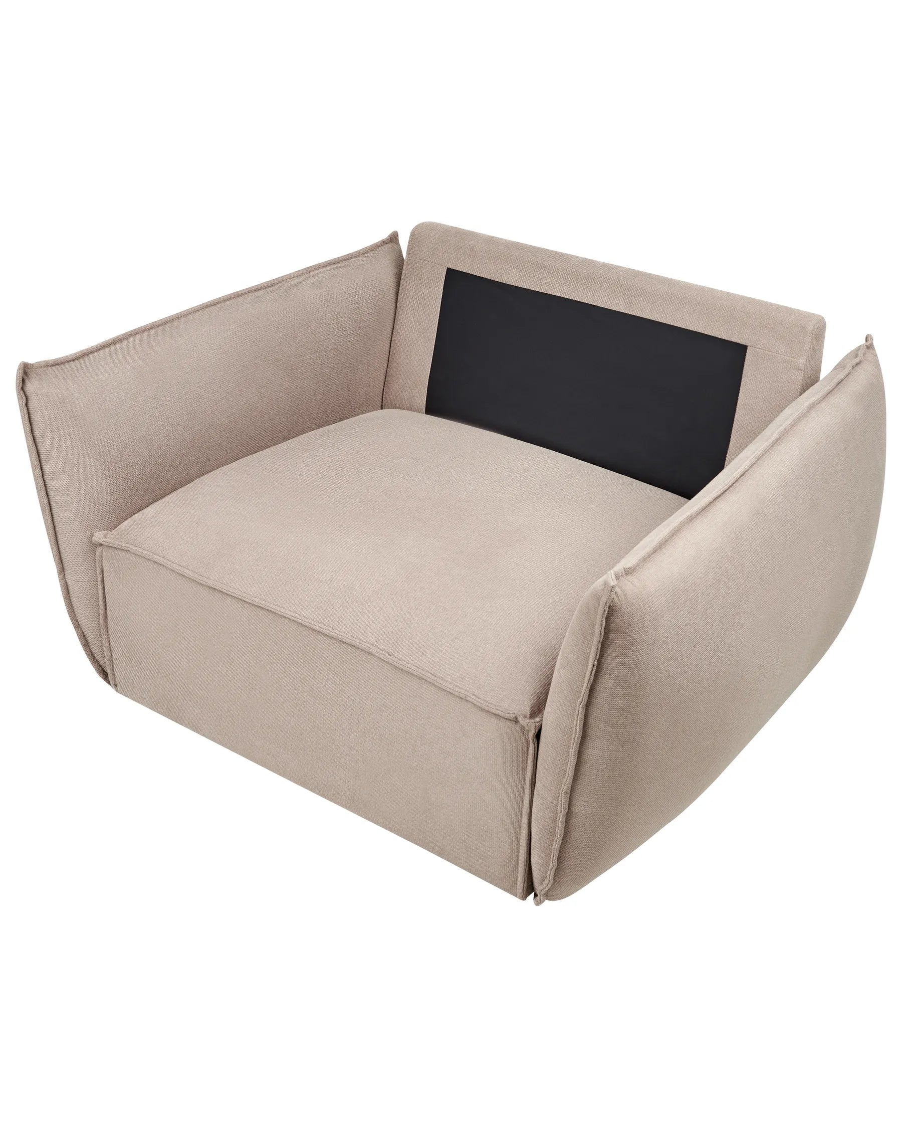 Armchair KUNES Fabric Taupe
