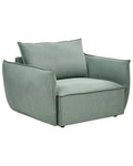 Armchair KUNES Fabric Light Green