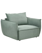 Armchair KUNES Fabric Light Green