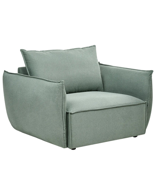Armchair KUNES Fabric Light Green