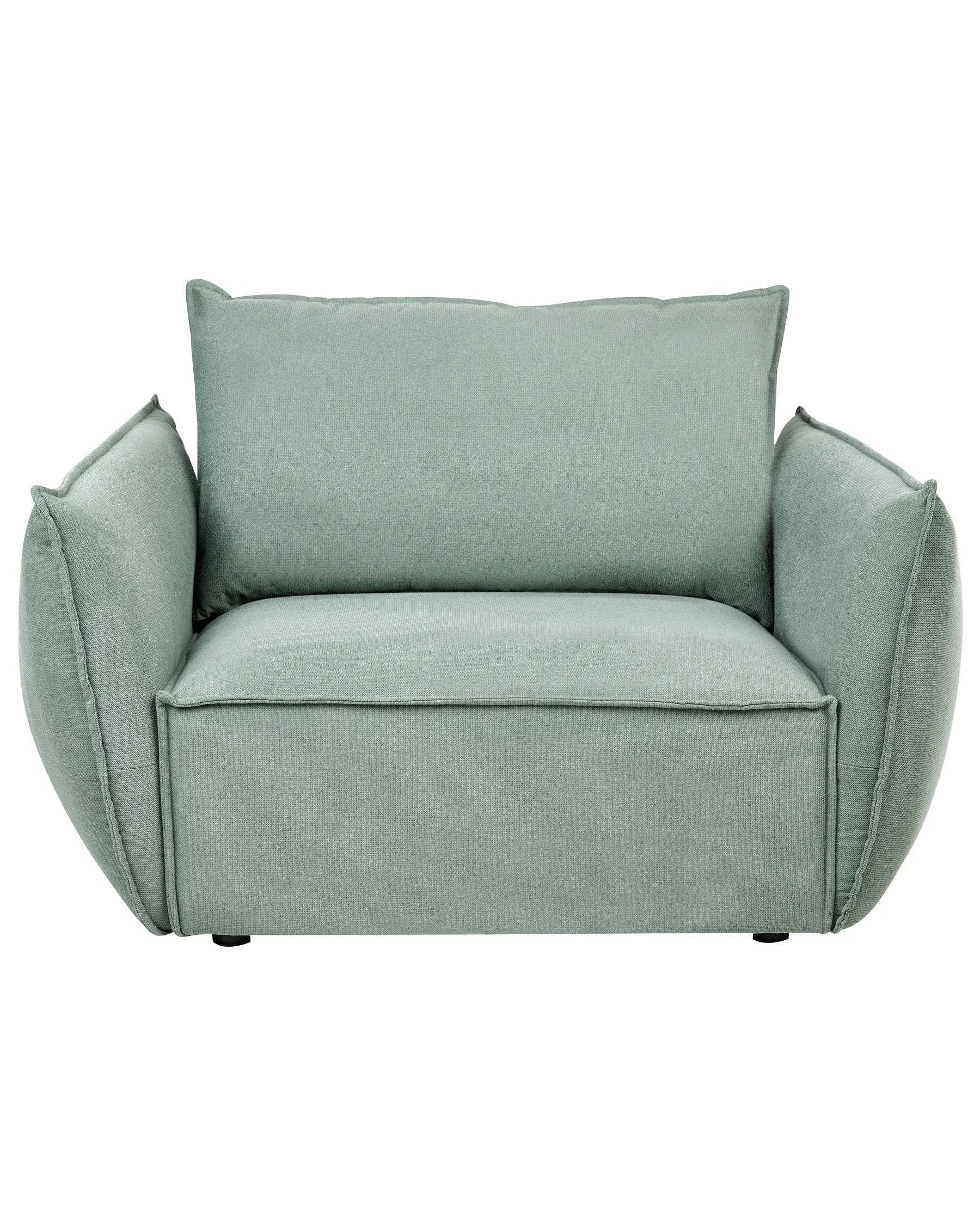 Armchair KUNES Fabric Light Green