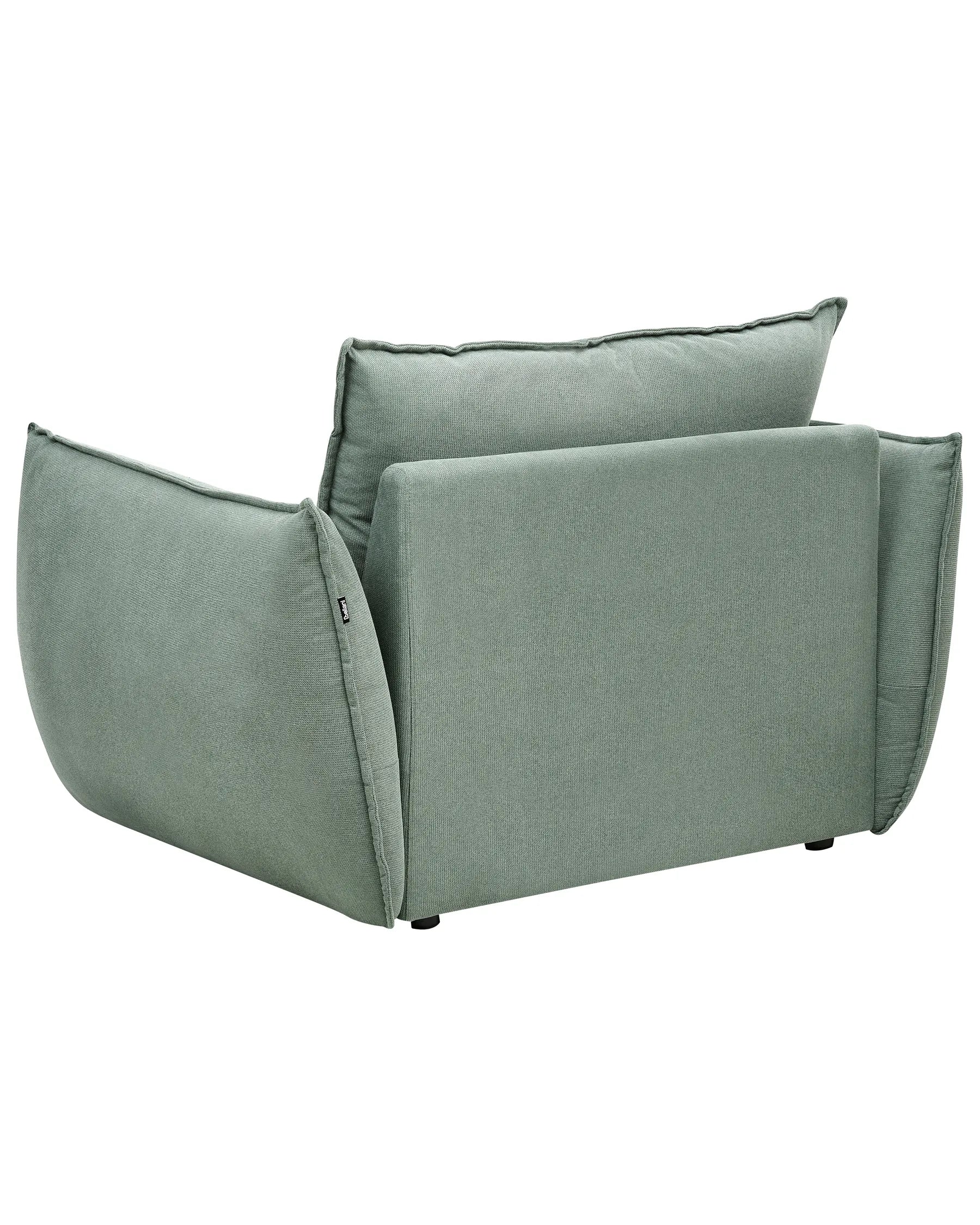 Armchair KUNES Fabric Light Green