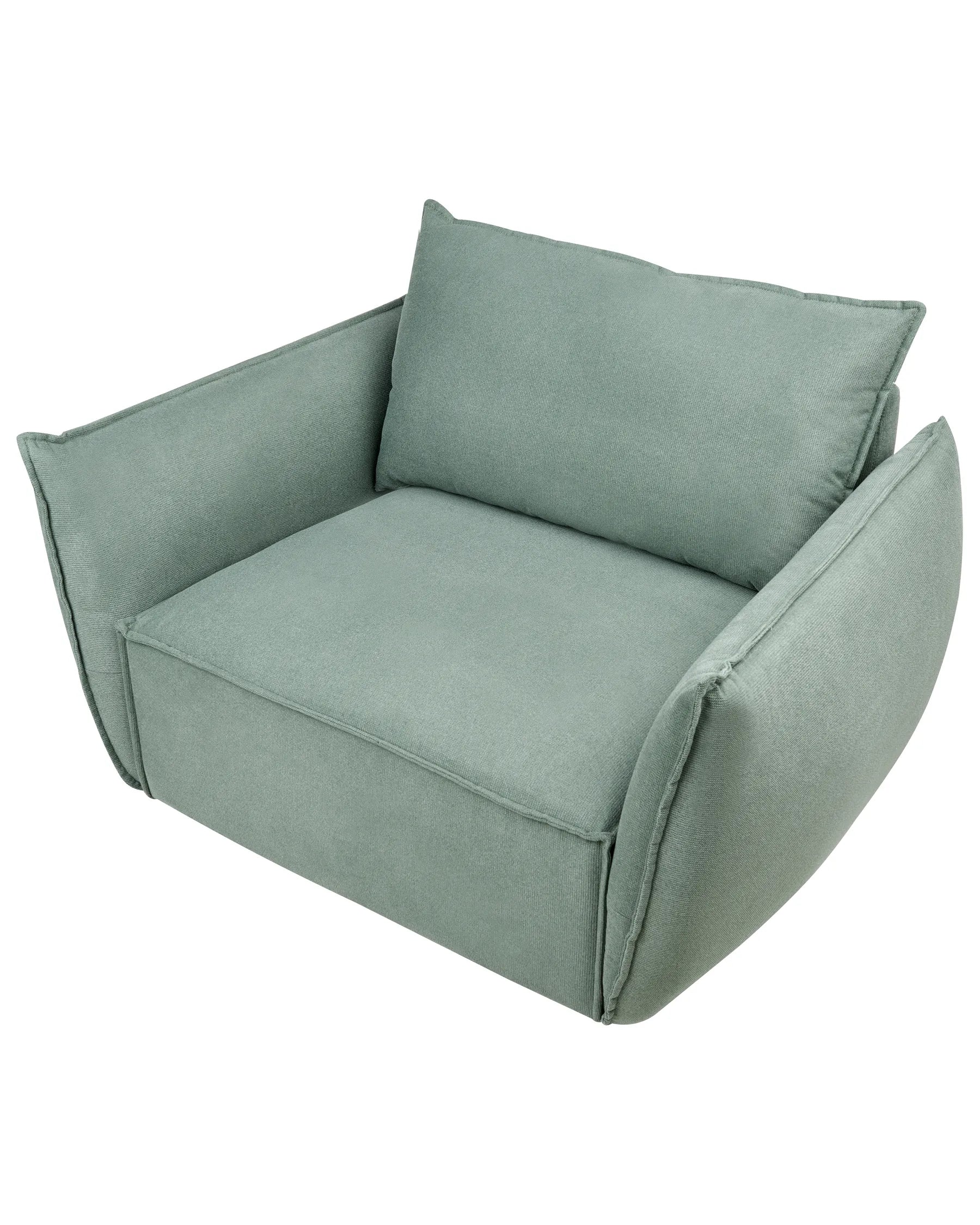 Armchair KUNES Fabric Light Green