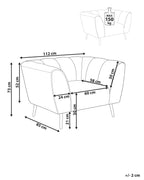 Armchair ORSTA Fabric Light Beige