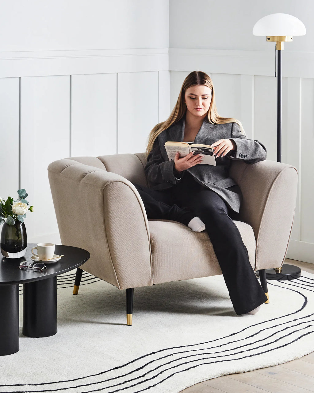 Armchair ORSTA Fabric Taupe