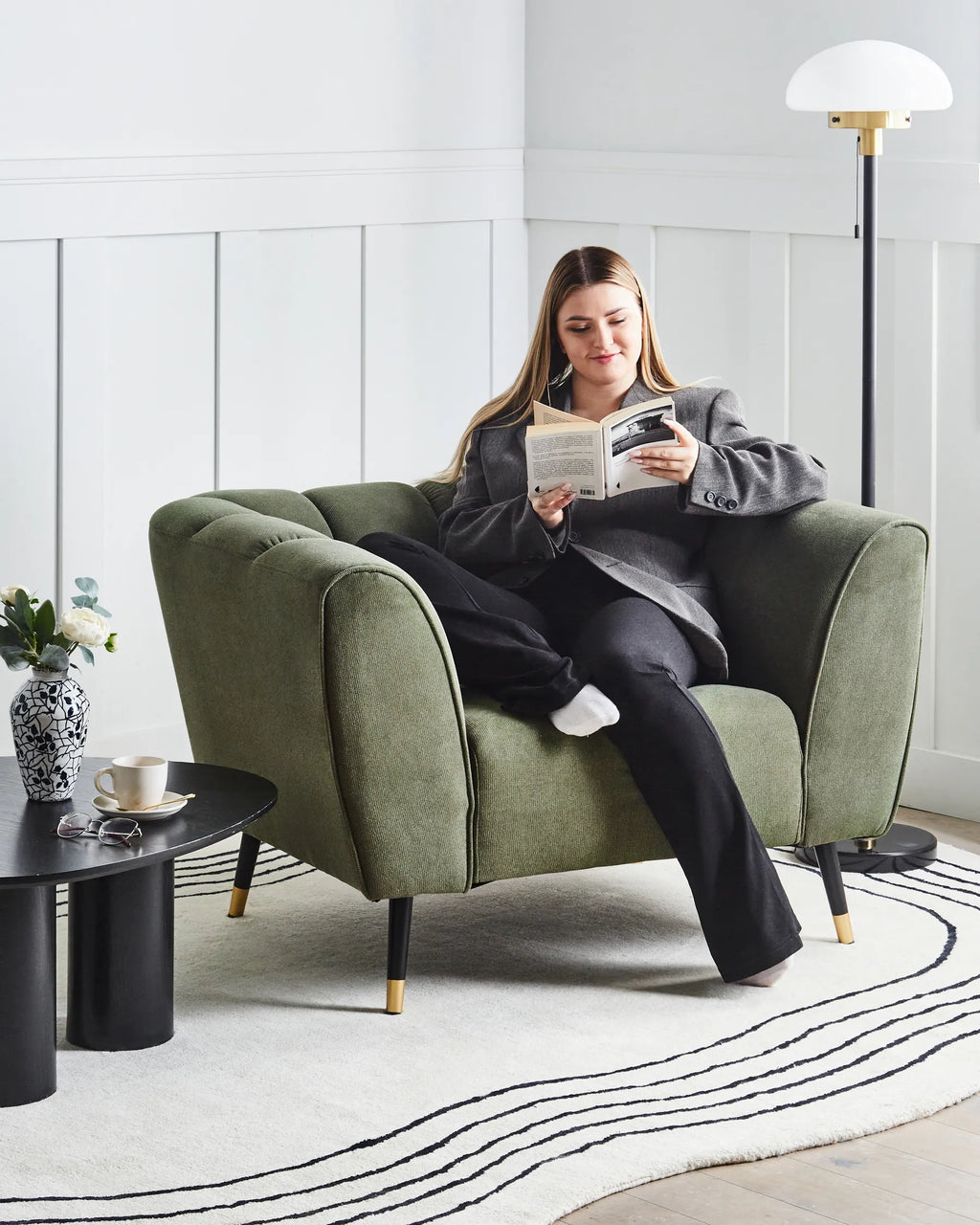 Armchair ORSTA Fabric Green