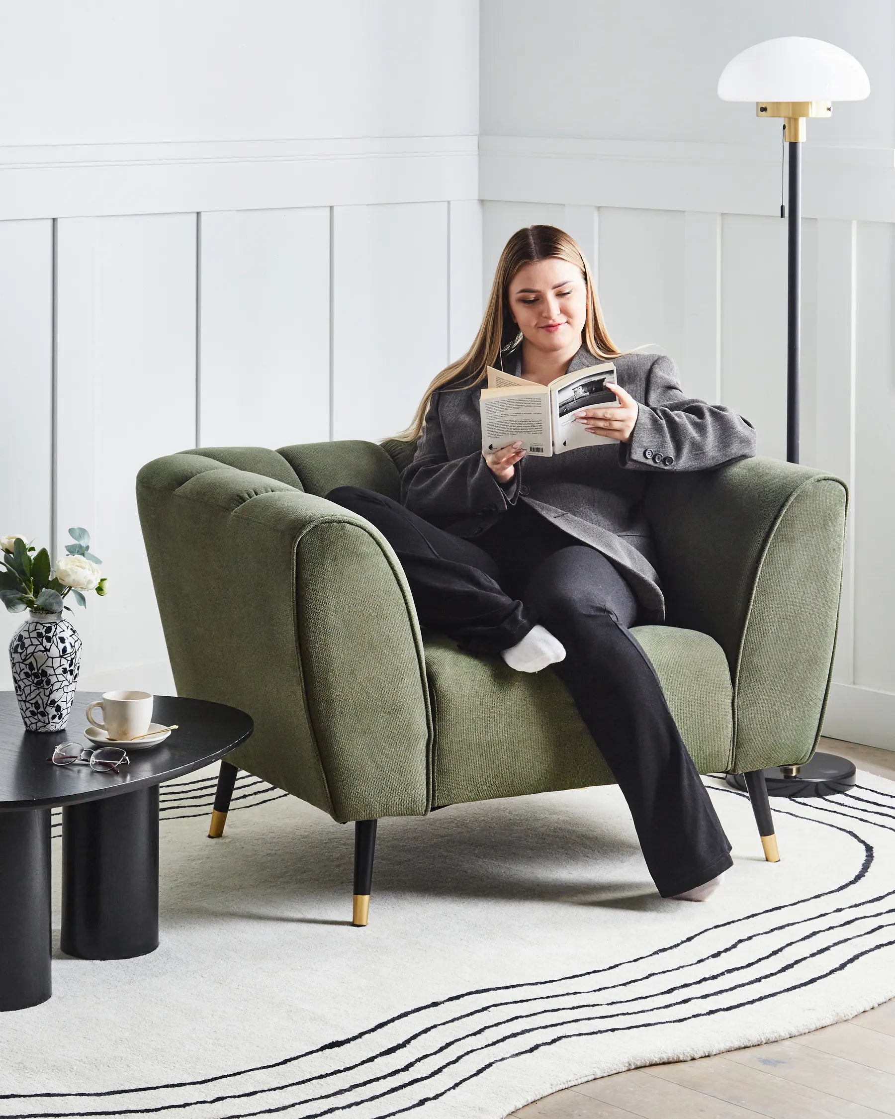 Armchair ORSTA Fabric Green