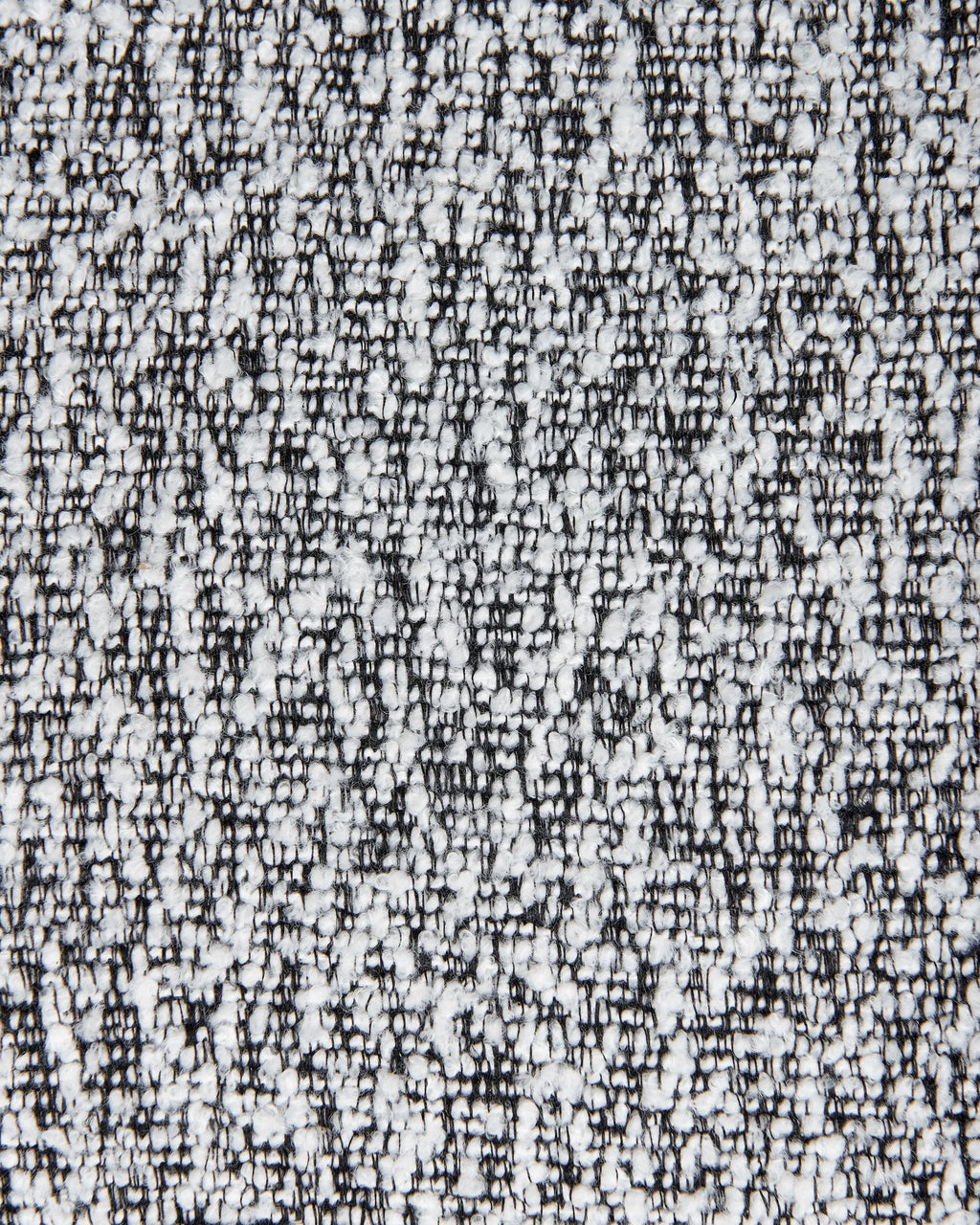 Dining Chair Swivel MARCELLUS Boucle Black/ White