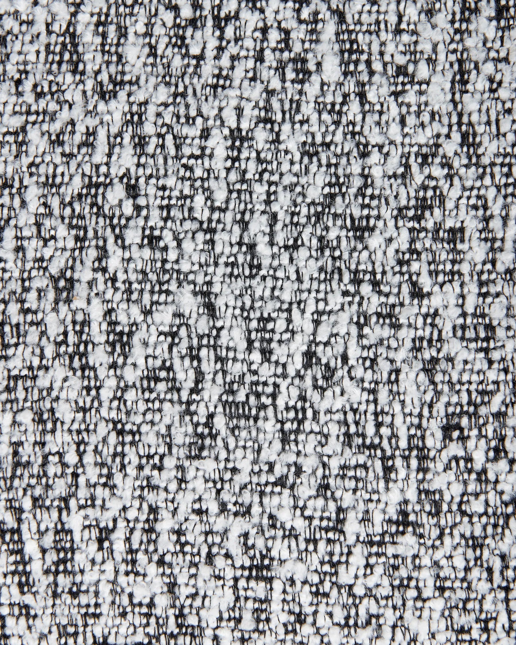Dining Chair Swivel MARCELLUS Boucle Black/ White