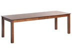 Extending Dining Table MADURA Dark Ash Wood 160/240 cm 90 cm