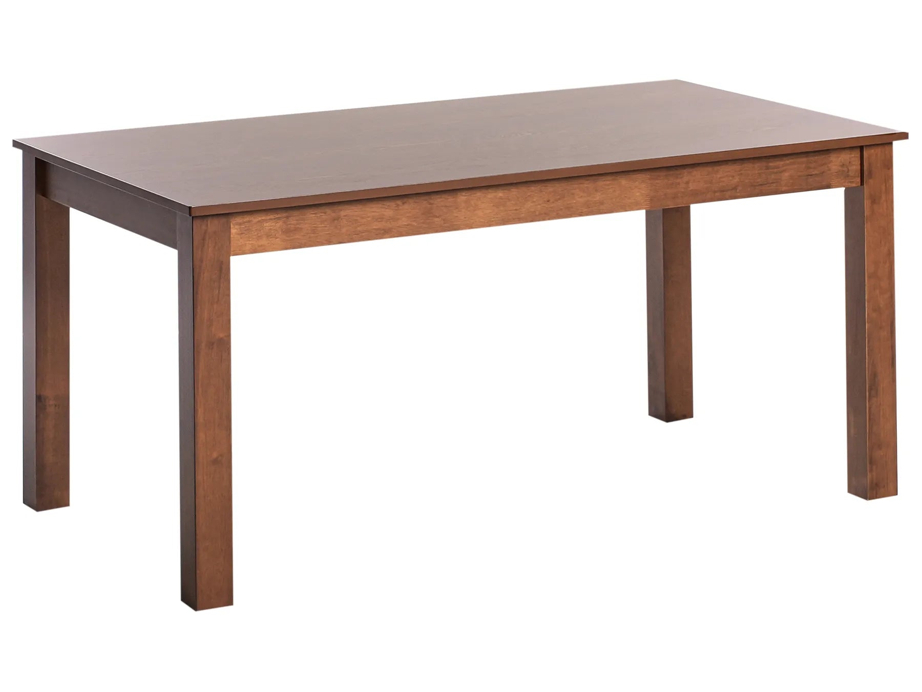 Extending Dining Table MADURA Dark Ash Wood 160/240 cm 90 cm
