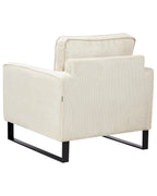 Armchair VIND Corduroy Light Beige
