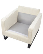 Armchair VIND Corduroy Light Beige