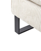 Armchair VIND Corduroy Light Beige