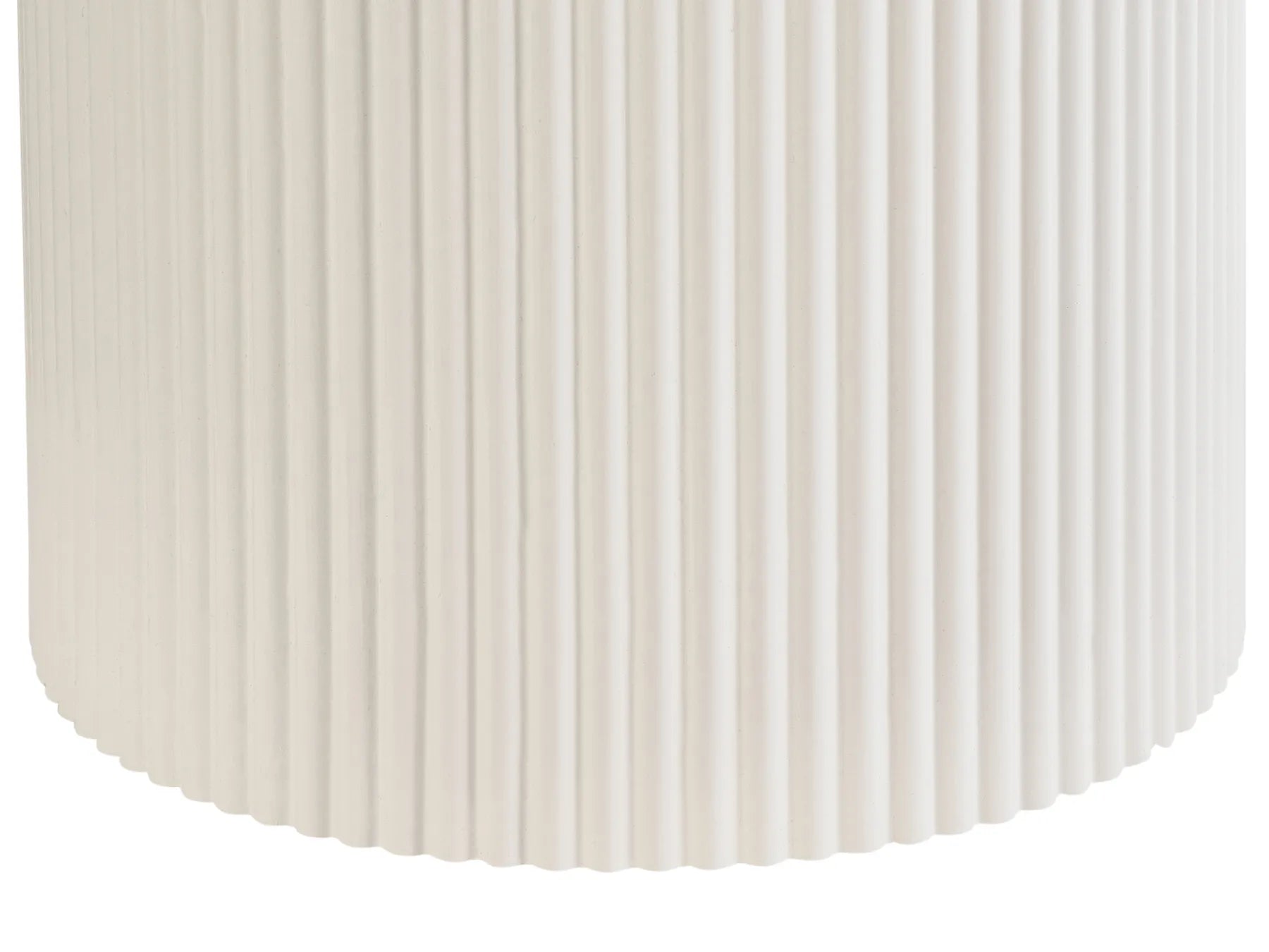 Side Table LEONA Ceramic Light Beige