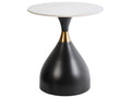 Side Table ITUNA Ceramic Black/ White