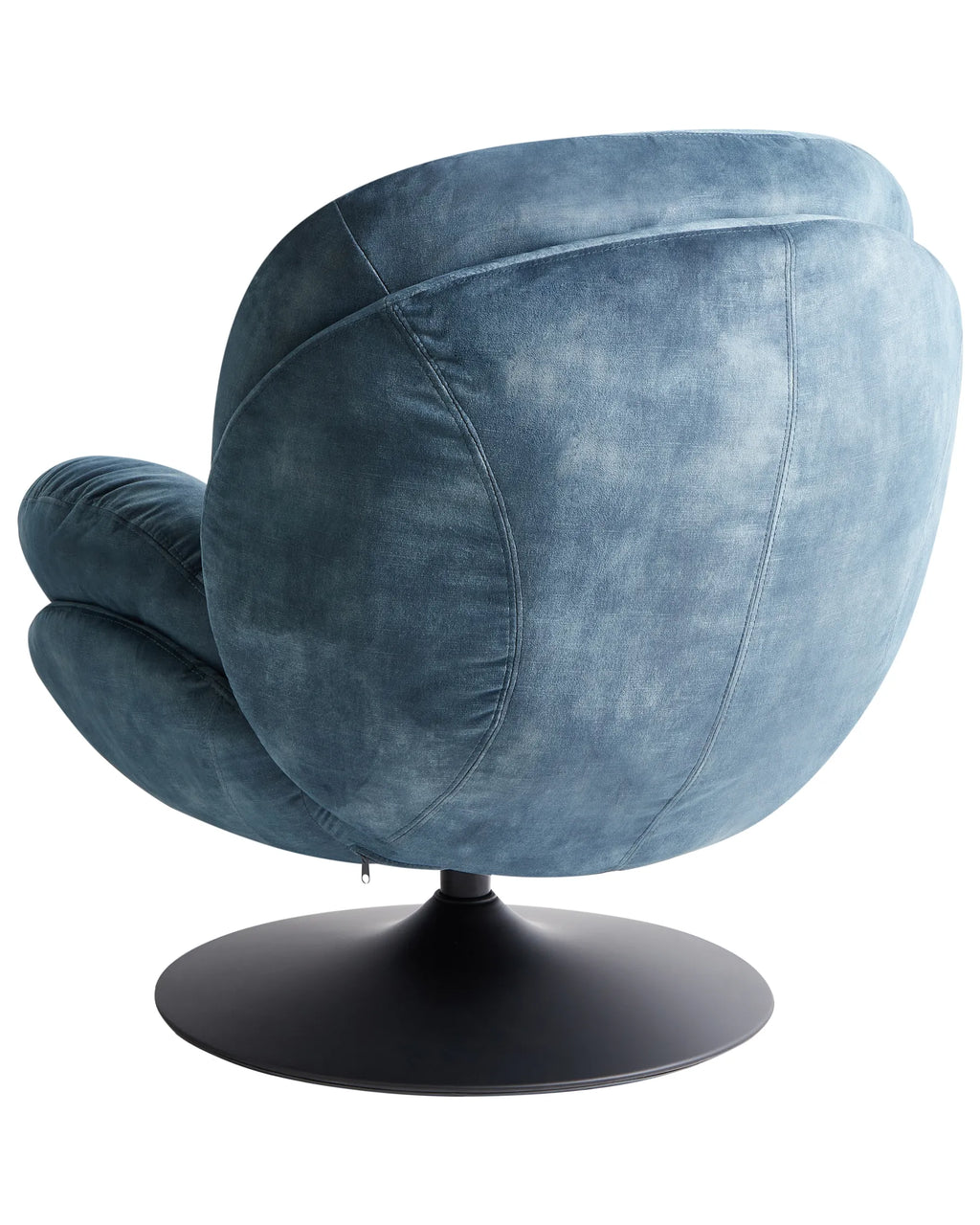 Swivel Armchair NOLVIK Velvet Dark Blue