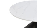 Coffee Table HAIWEE Ceramic Black/ White