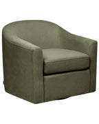 Swivel Armchair MAGNOR Fabric Dark Green